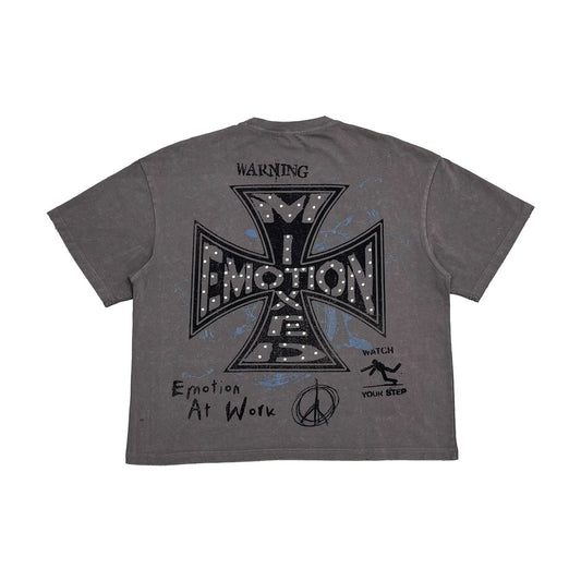MIXED EMOTION Grey Friends Tee (Grey)