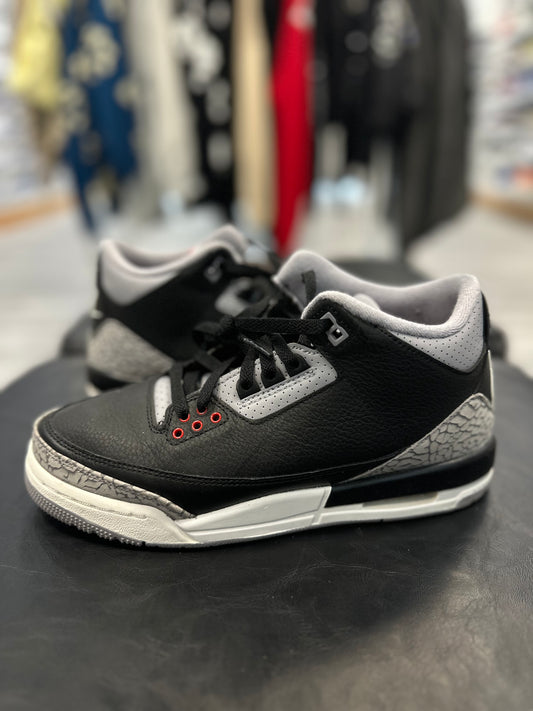 *USED* Jordan 3 Retro Black Cement (2024) (GS)