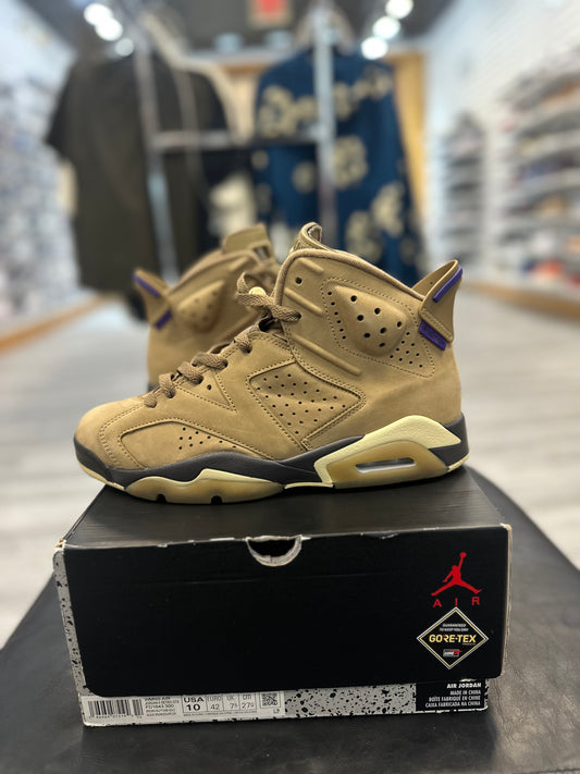 *USED* Jordan 6 Retro Gore-Tex Brown Kelp