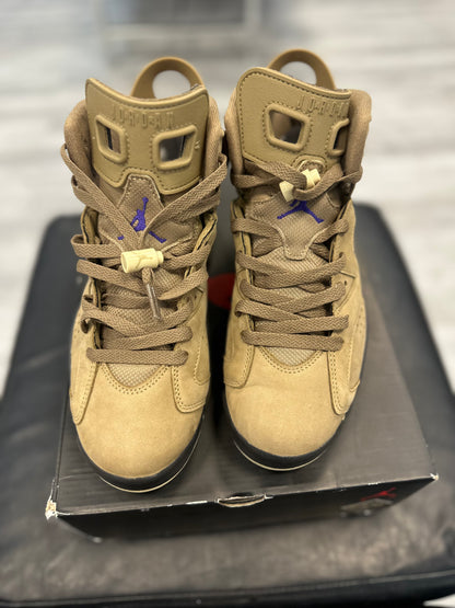 *USED* Jordan 6 Retro Gore-Tex Brown Kelp
