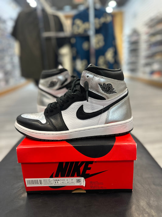 *USED* Jordan 1 Retro High Silver Toe (Women's)