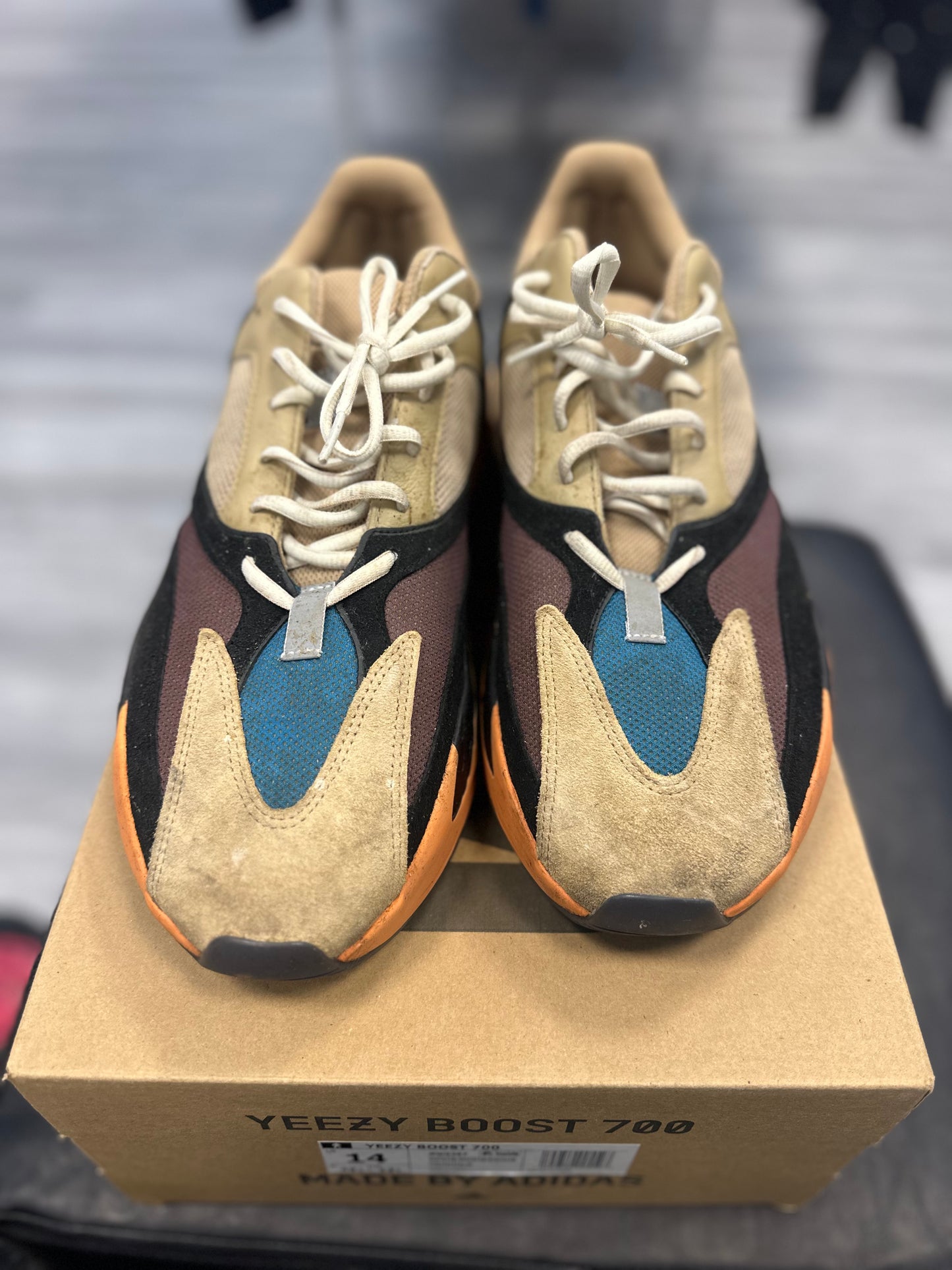 *USED* adidas Yeezy Boost 700 Enflame Amber