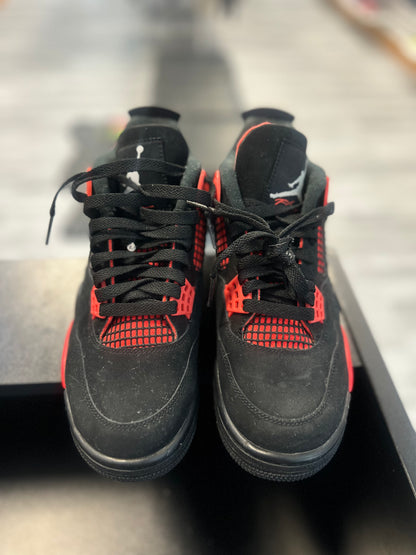 *USED* Jordan 4 Retro Red Thunder