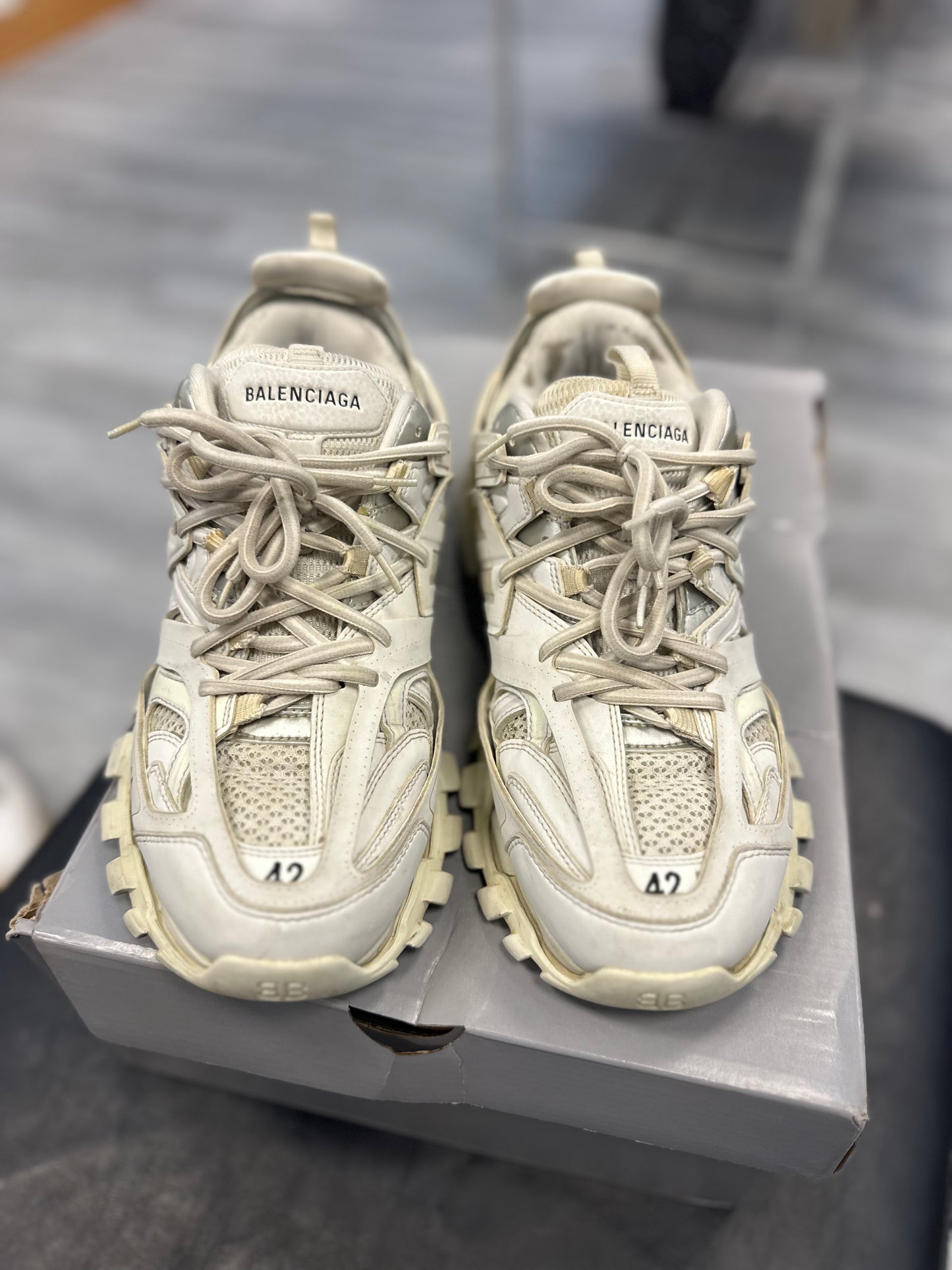 *USED* Balenciaga Tracks Bone