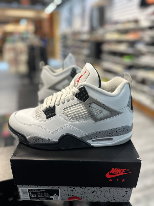 *USED* Jordan 4 Retro White Cement (2025)