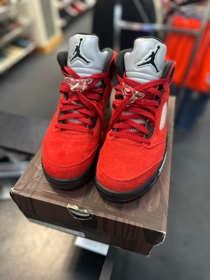 *USED* Jordan 5 Retro Raging Bull Red (2021)