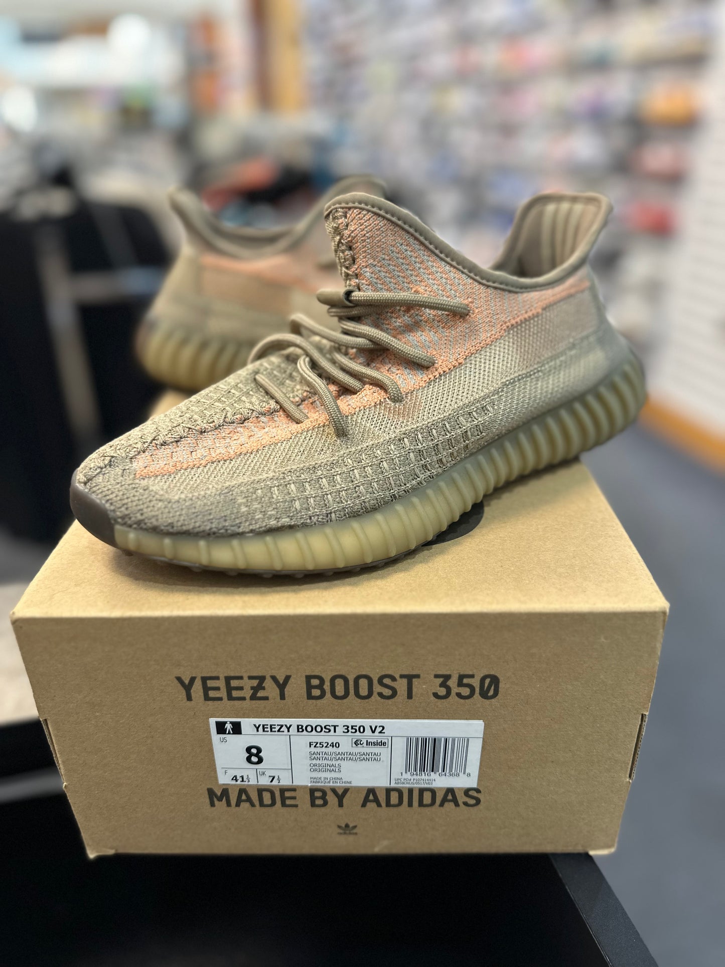 *USED* adidas Yeezy Boost 350 V2 Sand Taupe