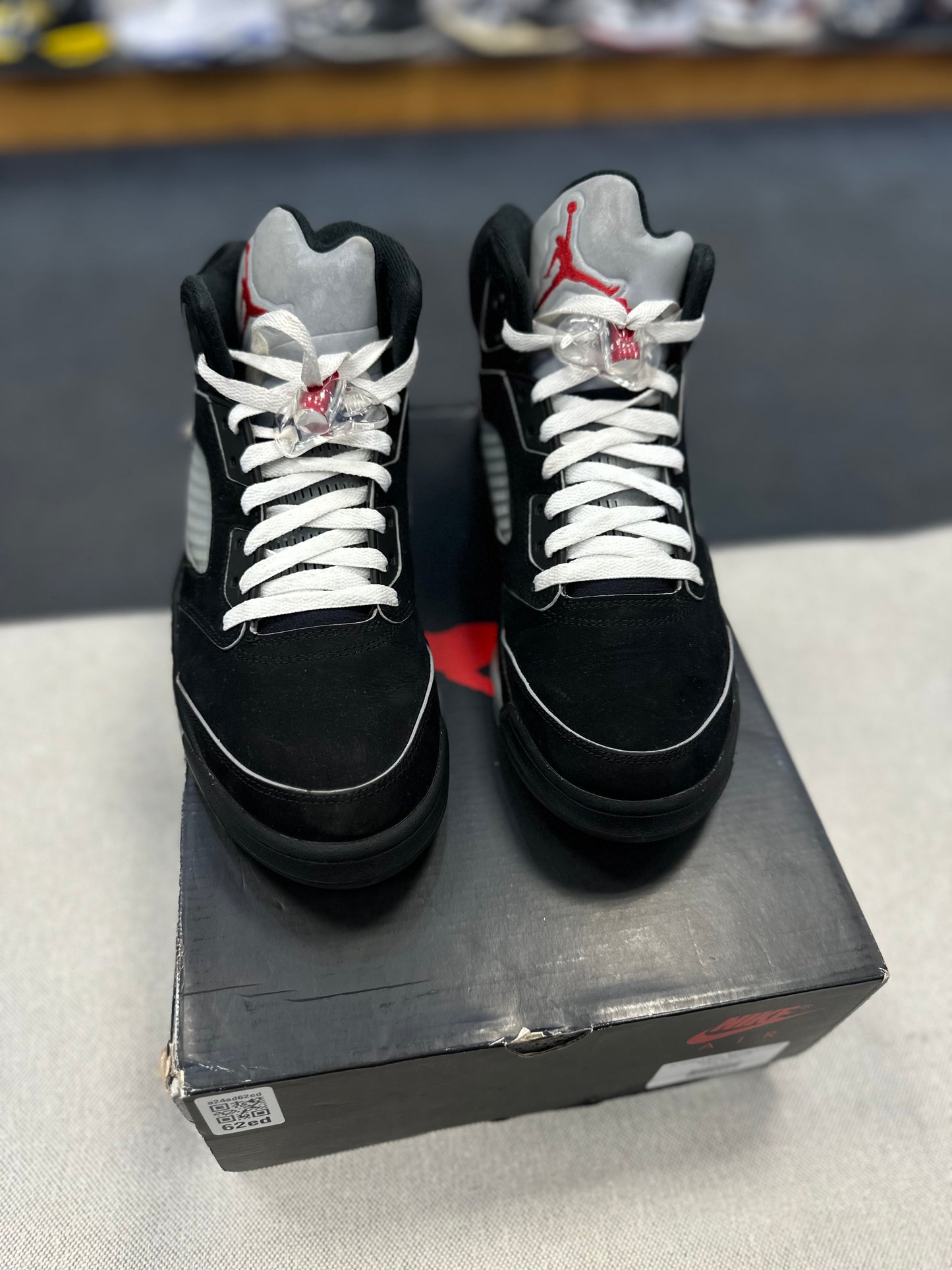 *USED* Jordan 5 Retro OG Black Metallic Reimagined