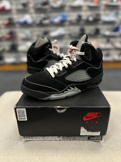 *USED* Jordan 5 Retro OG Black Metallic Reimagined