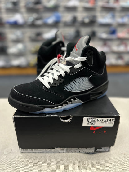 *USED* Jordan 5 Retro OG Black Metallic Reimagined