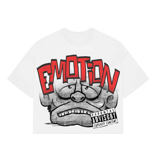 Mixed Emotion TEE White/Red