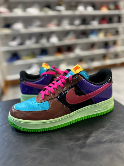 *USED* Nike Air Force 1 Low SP Undefeated Multi-Patent Pink Prime