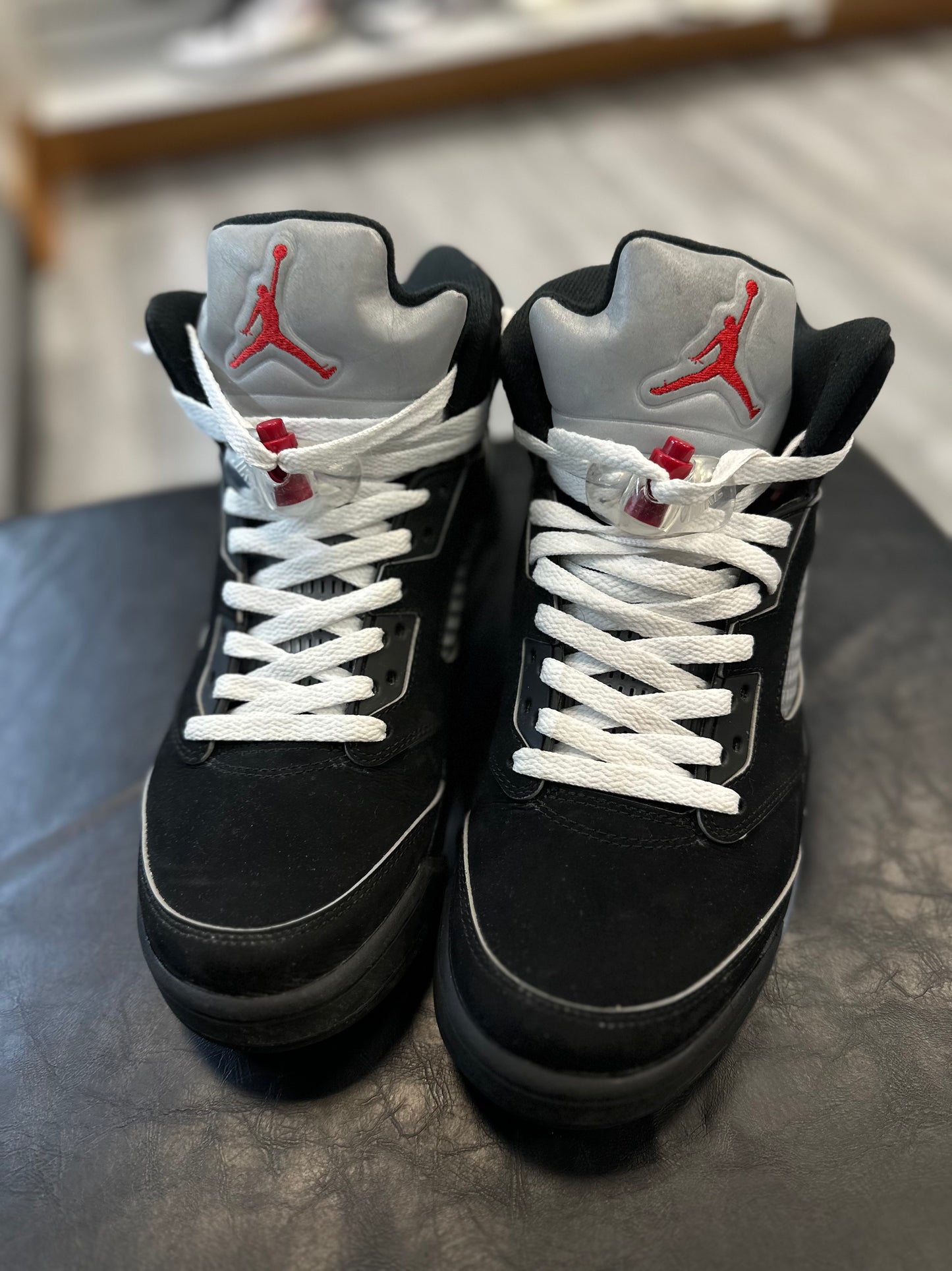*USED* Jordan 5 Retro OG Black Metallic Reimagined