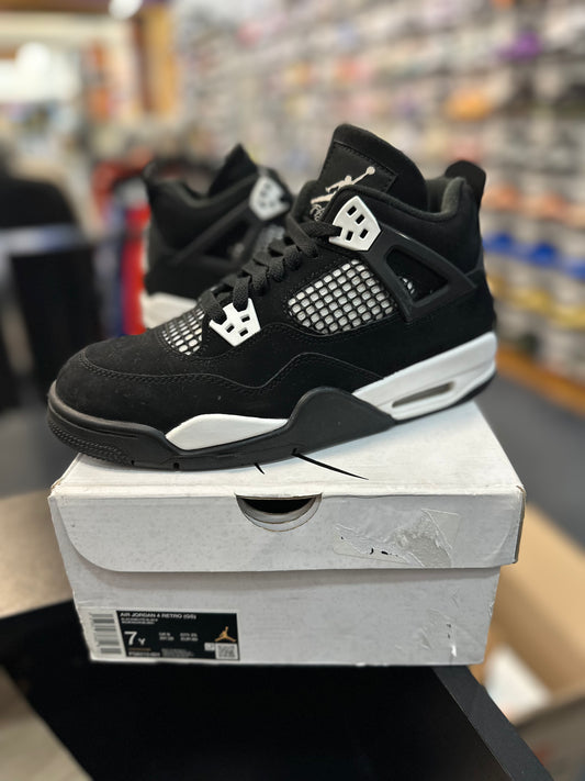 *USED* Jordan 4 Retro White Thunder (GS)