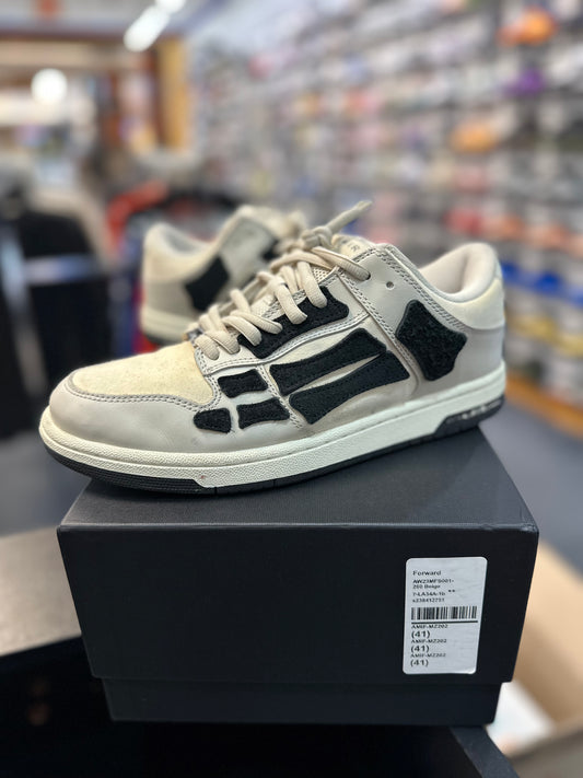 *USED* Amiri Skeleton White/Black Shoe