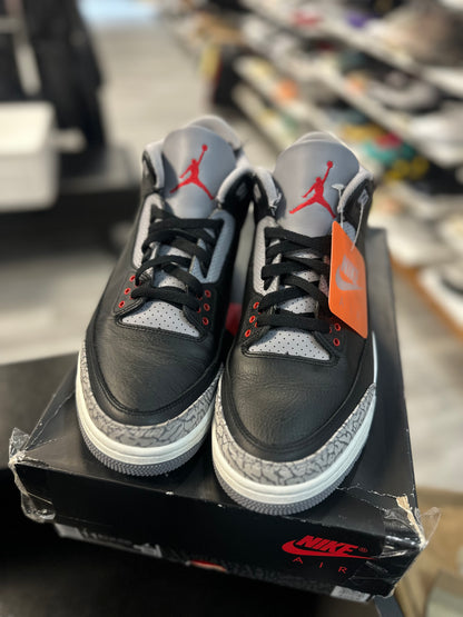 *USED* Jordan 3 Retro OG Black Cement (2024)