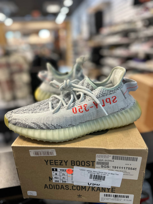 *USED* adidas Yeezy Boost 350 V2 Blue Tint