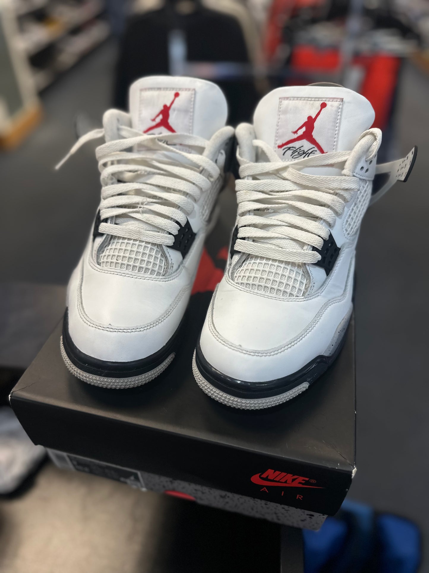 *USED* Jordan 4 Retro White Cement (2025)