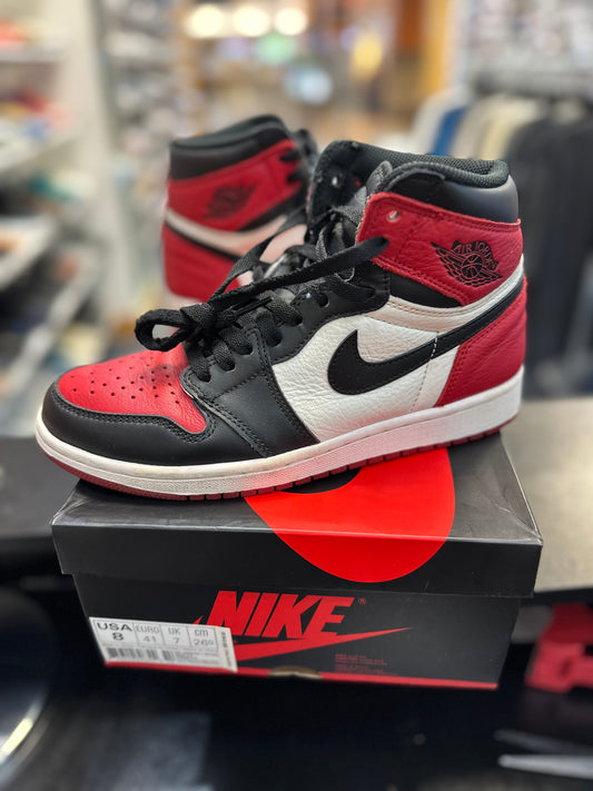 *USED* Jordan 1 Retro High Bred Toe