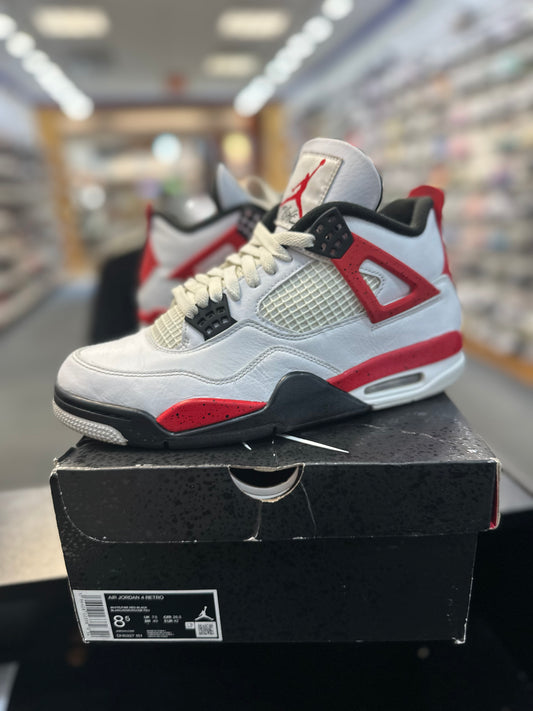 *USED* Jordan 4 Retro Red Cement