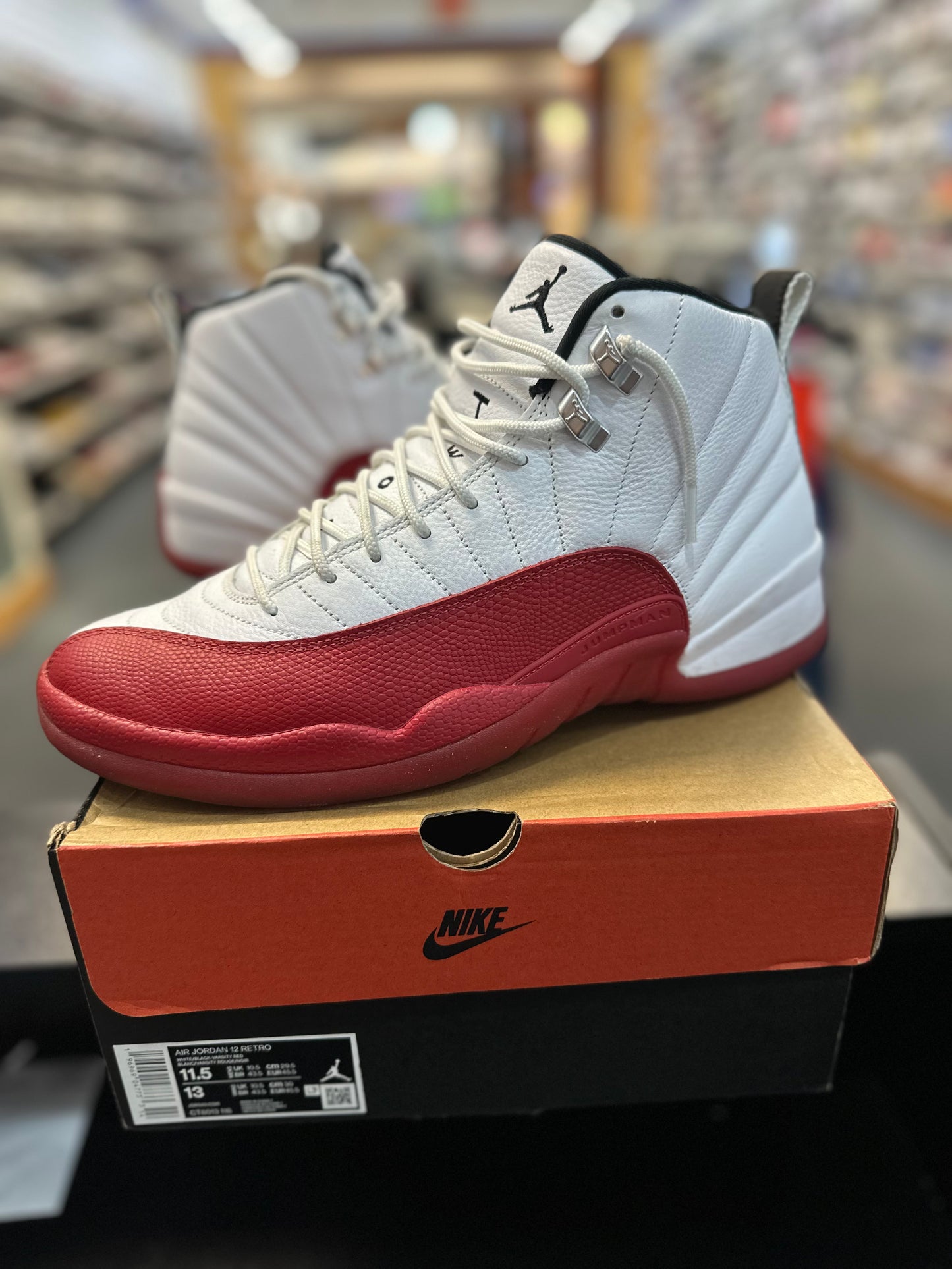 *USED* Jordan 12 Retro Cherry (2023)