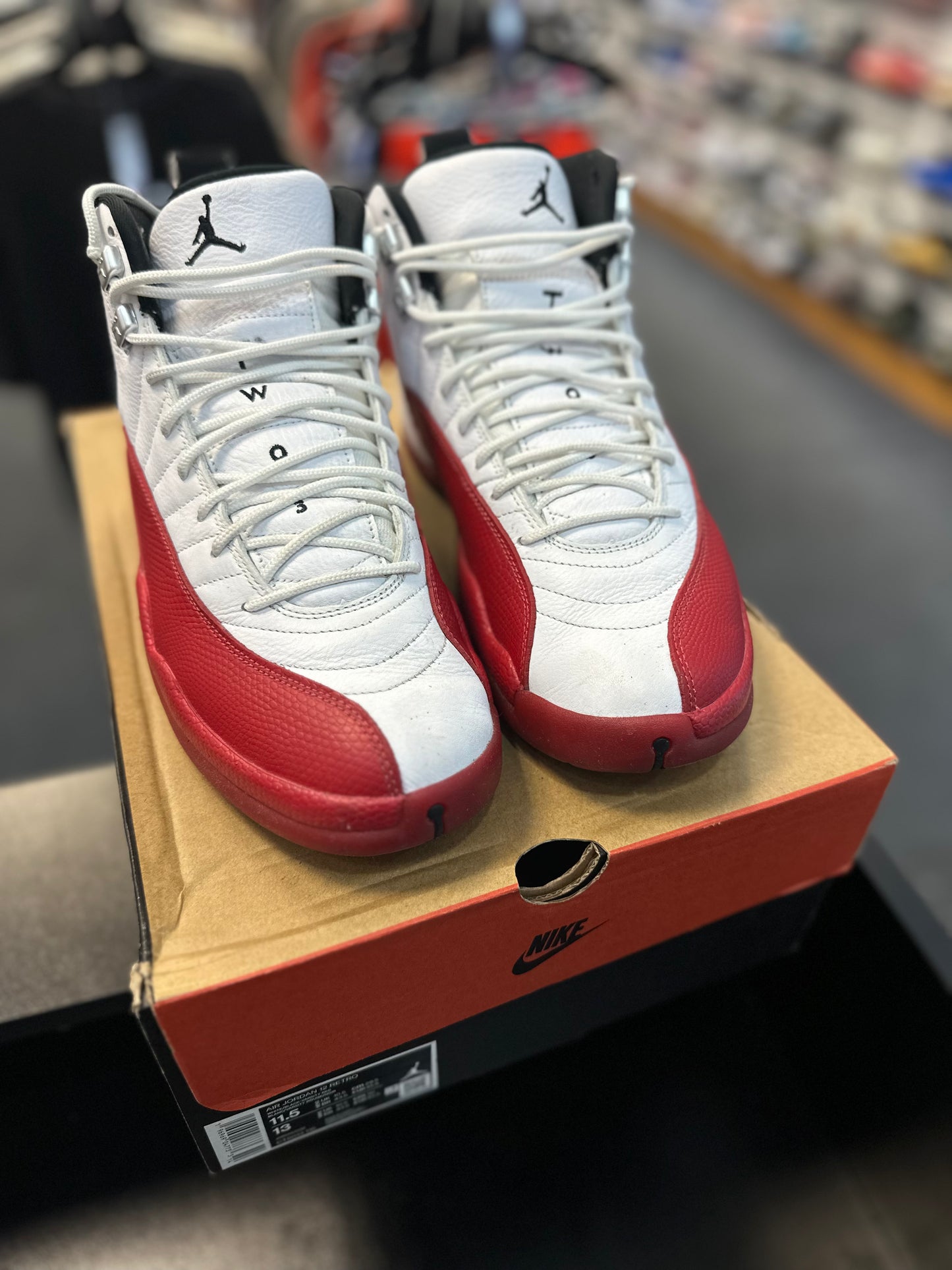 *USED* Jordan 12 Retro Cherry (2023)