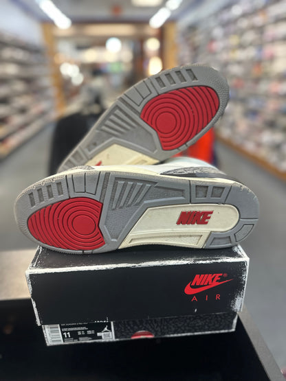 *USED* Jordan 3 Retro White Cement Reimagined