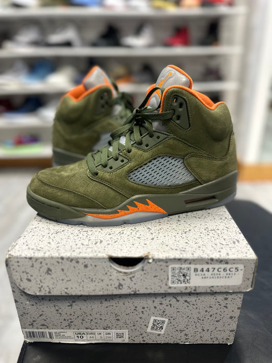 *USED* Jordan 5 Retro Olive (2024)