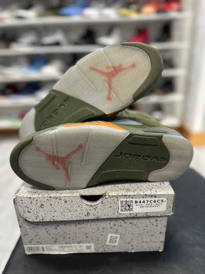 *USED* Jordan 5 Retro Olive (2024)