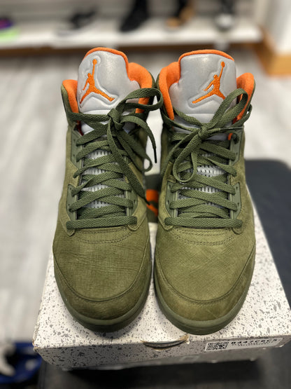 *USED* Jordan 5 Retro Olive (2024)