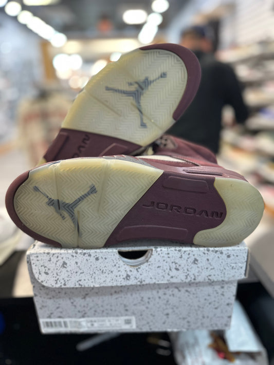 *USED* Jordan 5 Retro Burgundy (2023)