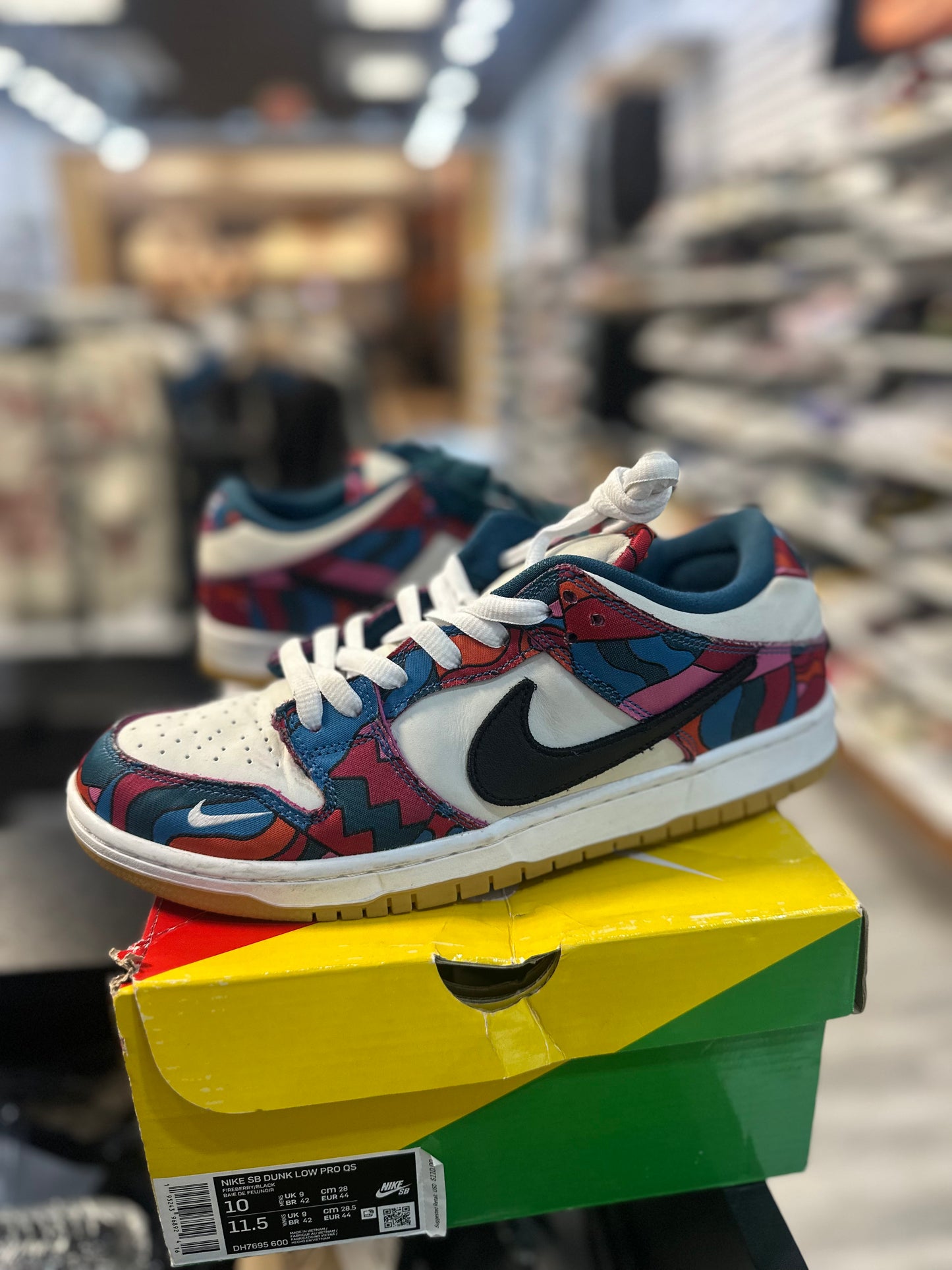 *USED* Nike SB Dunk Low Pro Parra Abstract Art (2021)