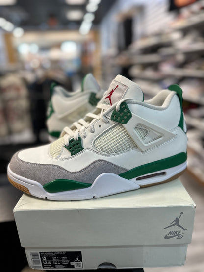 *USED* Jordan 4 Retro SB Pine Green