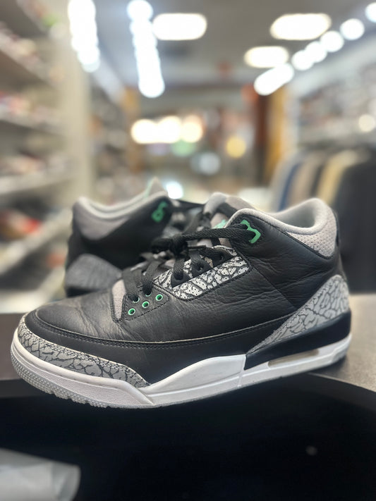 *USED* Jordan 3 Retro Green Glow (DEAL)