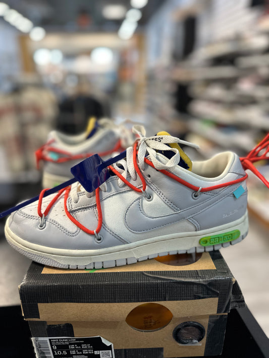 *USED* Nike Dunk Low Off-White Lot 23