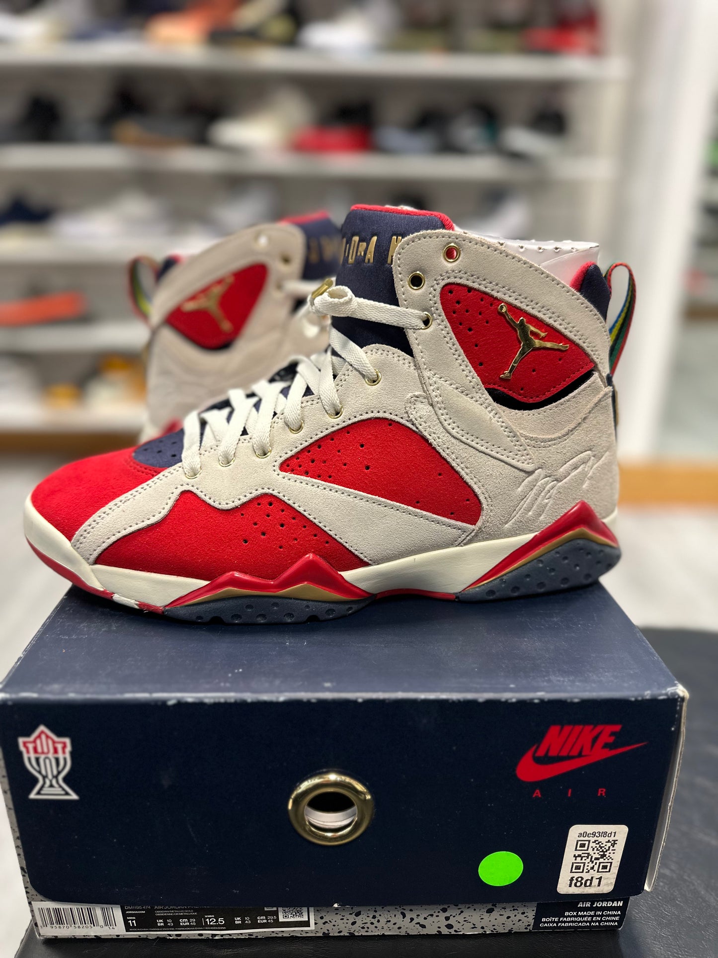 *USED* Jordan 7 Retro Trophy Room New Sheriff in Town