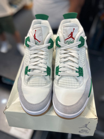 *USED* Jordan 4 Retro SB Pine Green