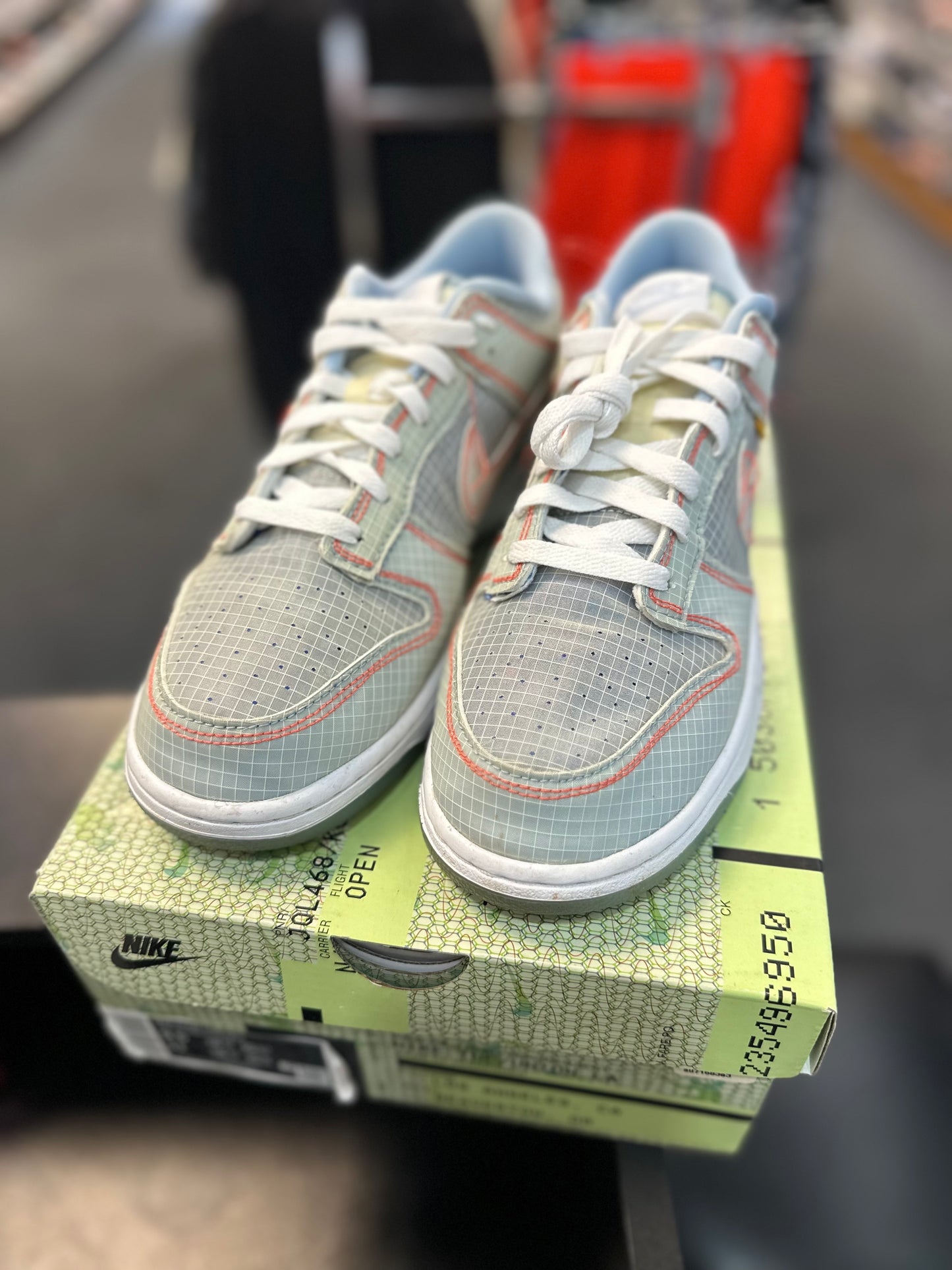 *USED* Nike Dunk Low Union Passport Pack Argon