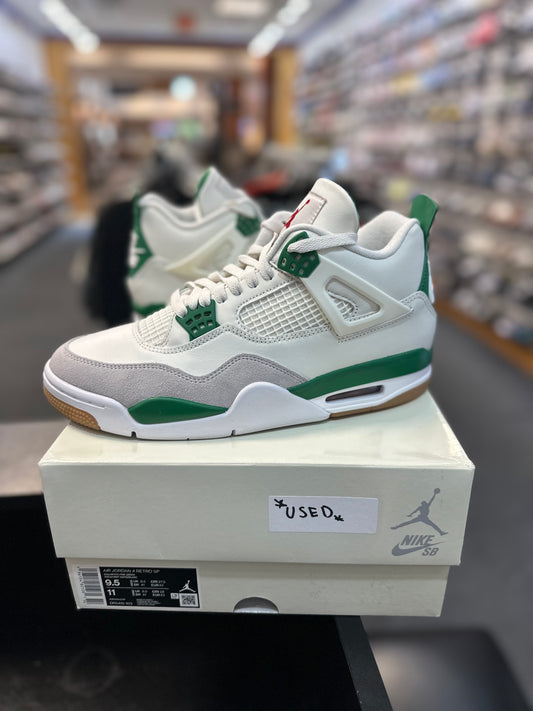 *USED* Jordan 4 Retro SB Pine Green