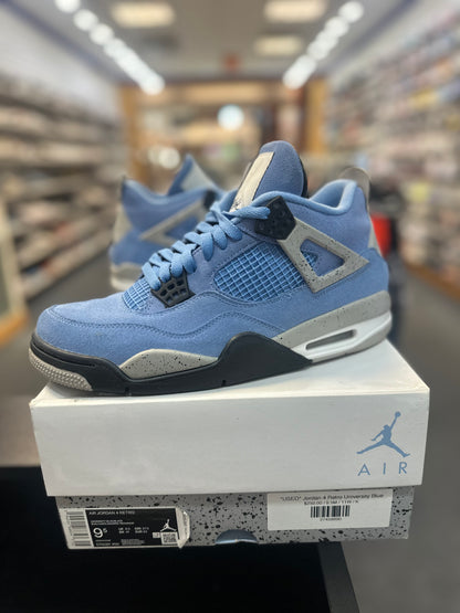 *USED* Jordan 4 Retro University Blue