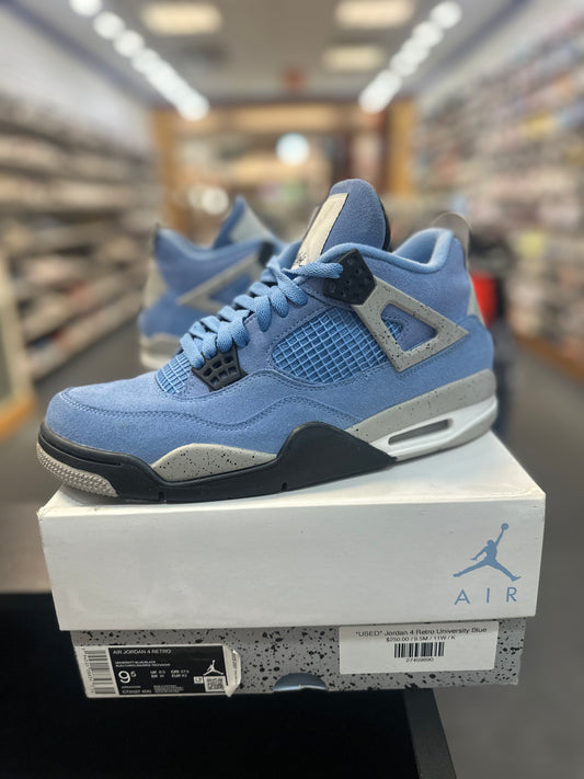 *USED* Jordan 4 Retro University Blue