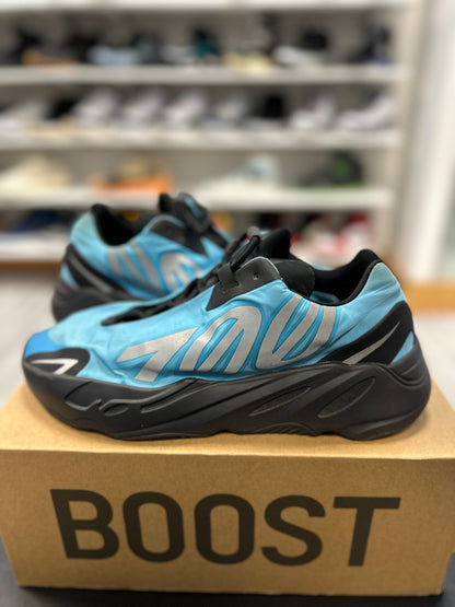 *USED* adidas Yeezy Boost 700 MNVN Bright Cyan