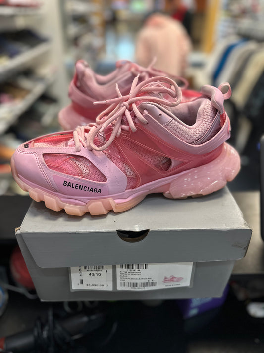 *USED* Balenciaga Pink Track Runner