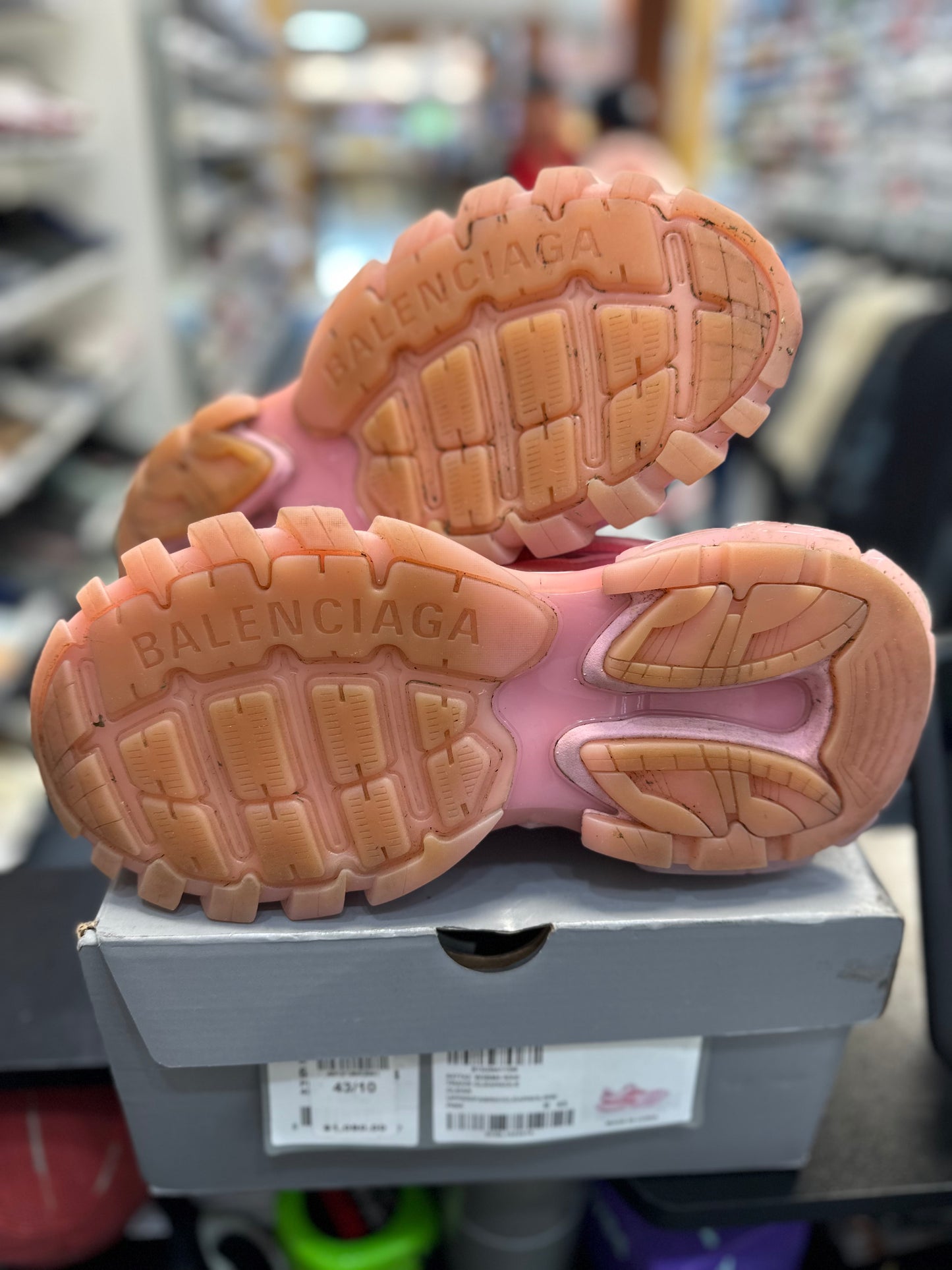 *USED* Balenciaga Pink Track Runner