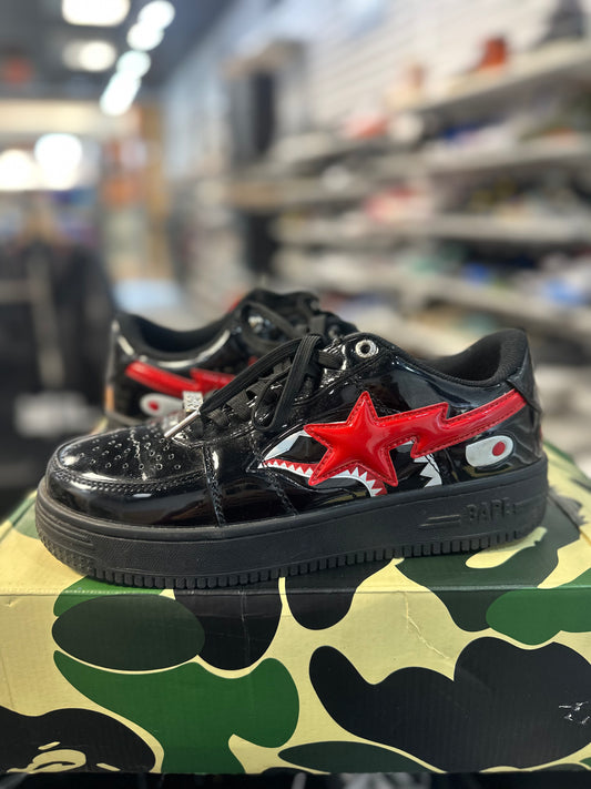 *USED* BAPESTA RED/BLACK SNEAKERS