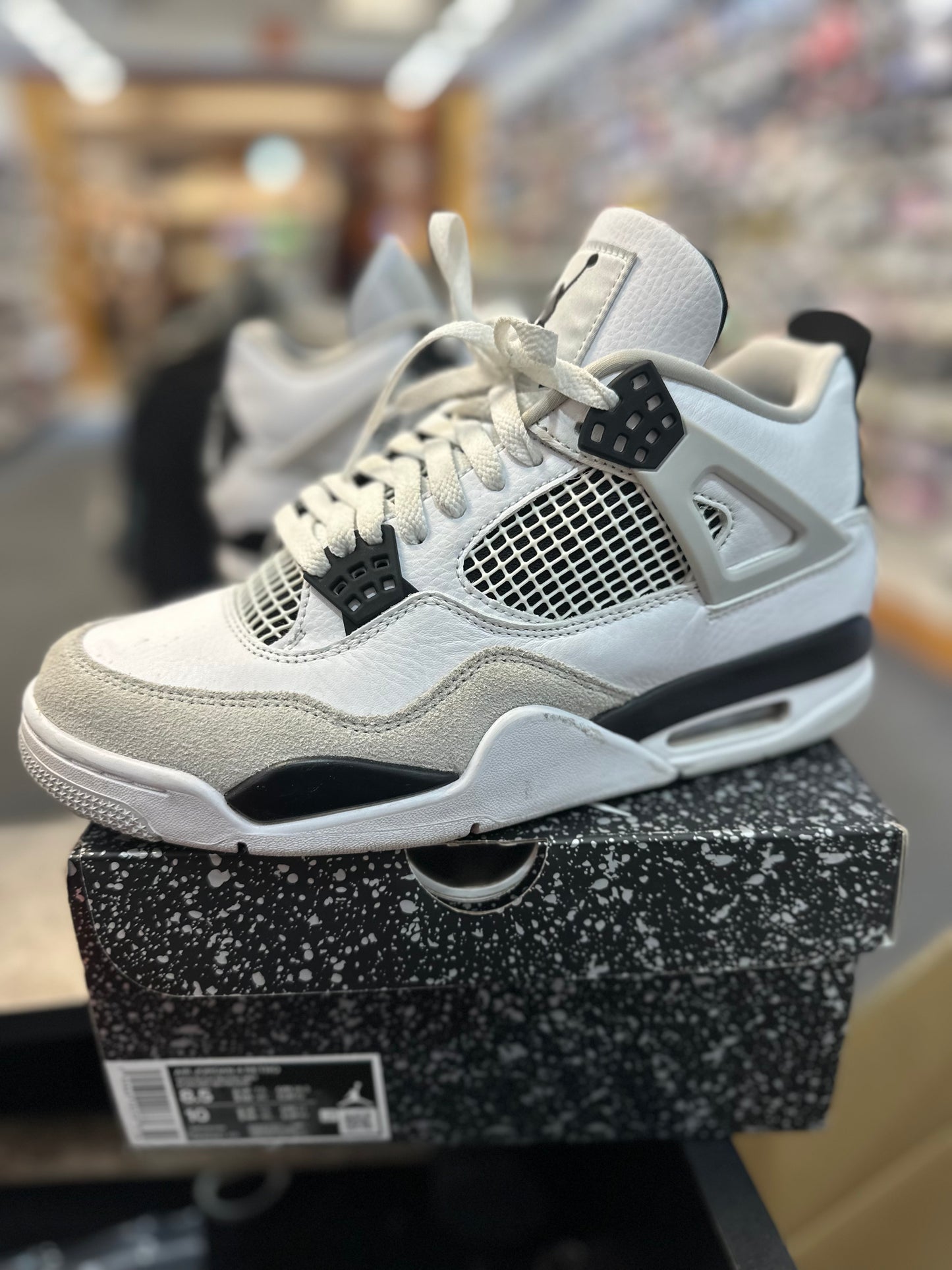 *USED* Jordan 4 Retro Military Black