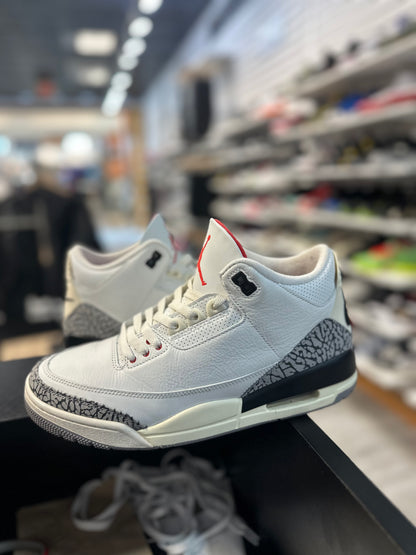 *USED* Jordan 3 Retro White Cement Reimagined