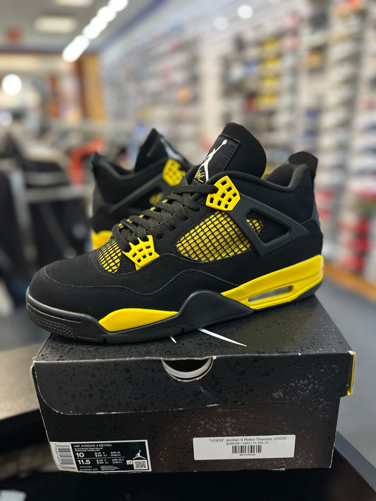*USED* Jordan 4 Retro Thunder (2023)