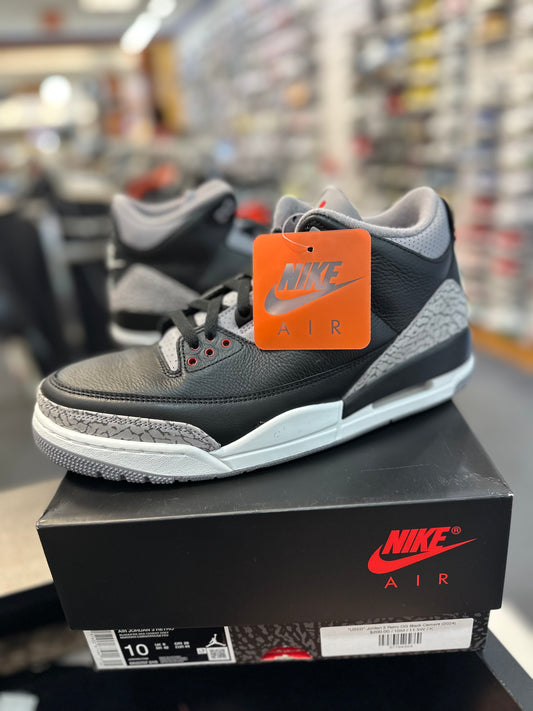 *USED* Jordan 3 Retro OG Black Cement (2024)