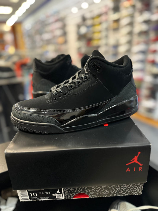 *USED* Jordan 3 Retro Black Cat (2025)